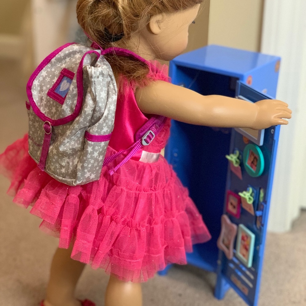 American girl doll locker set